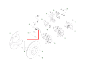 108896900B (TESLA) Болт супорта M12-1.75x45Tesla Model Y 20- Tesla Model 3 18- Tesla Model S 16-21