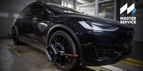 Развал-схождение Tesla Model X: точная настройка для идеальной управляемости