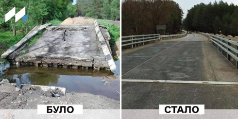 В Чернігівській області відновлюють автомобільні мости